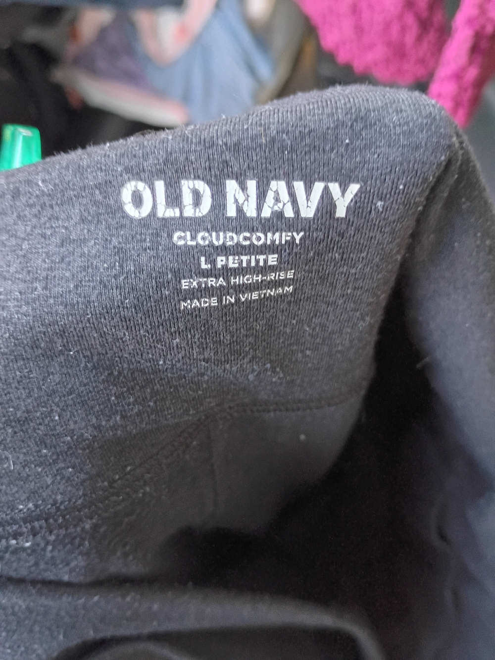 Old Navy Black CloudComfy Leggings - Petite High-Rise